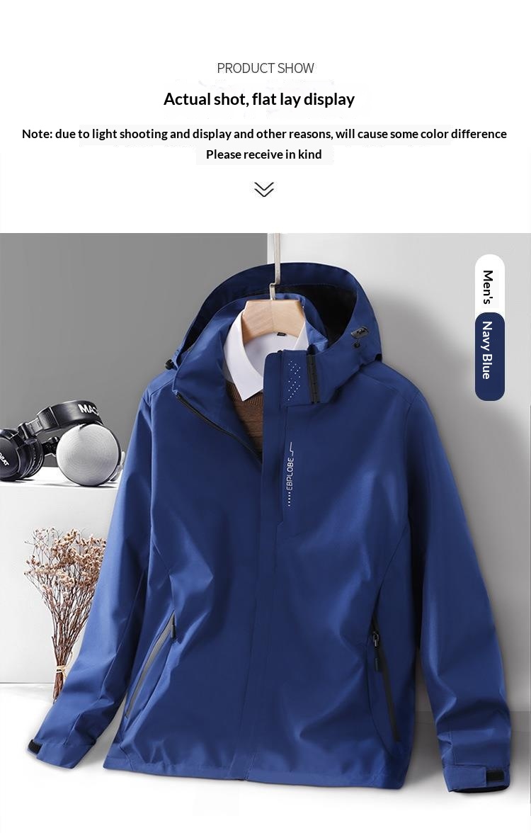 Giacca a vento sottile monostrato da uomo, antivento e traspirante, stile da coppia, cappotto casual, primavera autunno, nuova da esterno_voghion.com