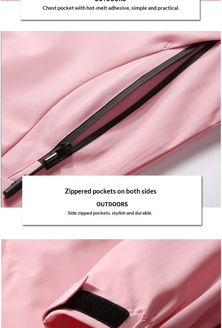 Unisex-Softshelljacke für Jungen im Frühlings- und Herbststil, winddicht, regendicht, mit Kapuze, vielseitig für Outdoor-Sportarten_voghion.com