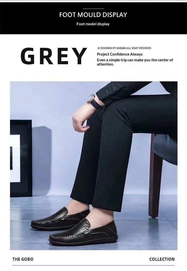 Voyage Voyage Men's Low-top Driving Loafers Casual Breathable Daily Leather Soft Sole Slip-on Shoes Wholesale_voghion.com