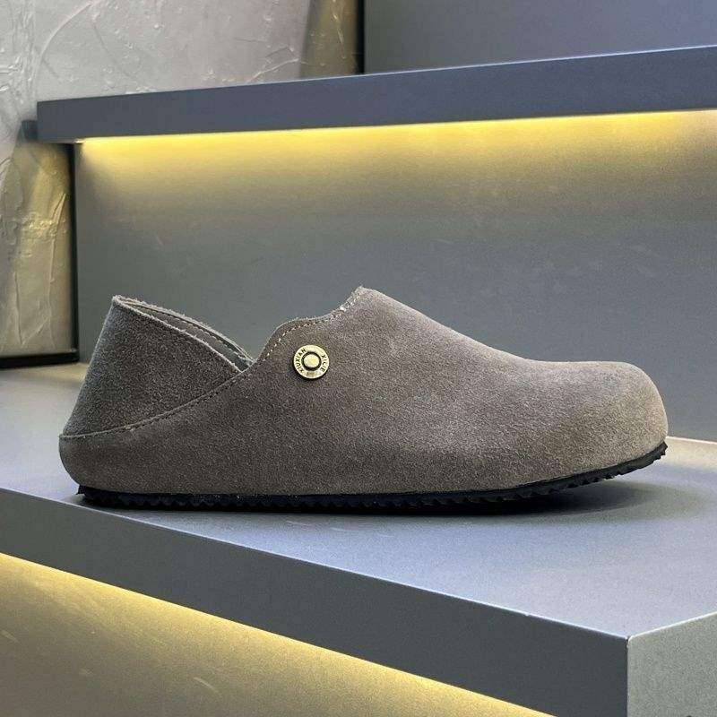 Voyage FGJX Men's European And American Bronze Brown Closed-Toe Two-Way Versatile Loafers Soft Sole Slip-On Lazy_voghion.com