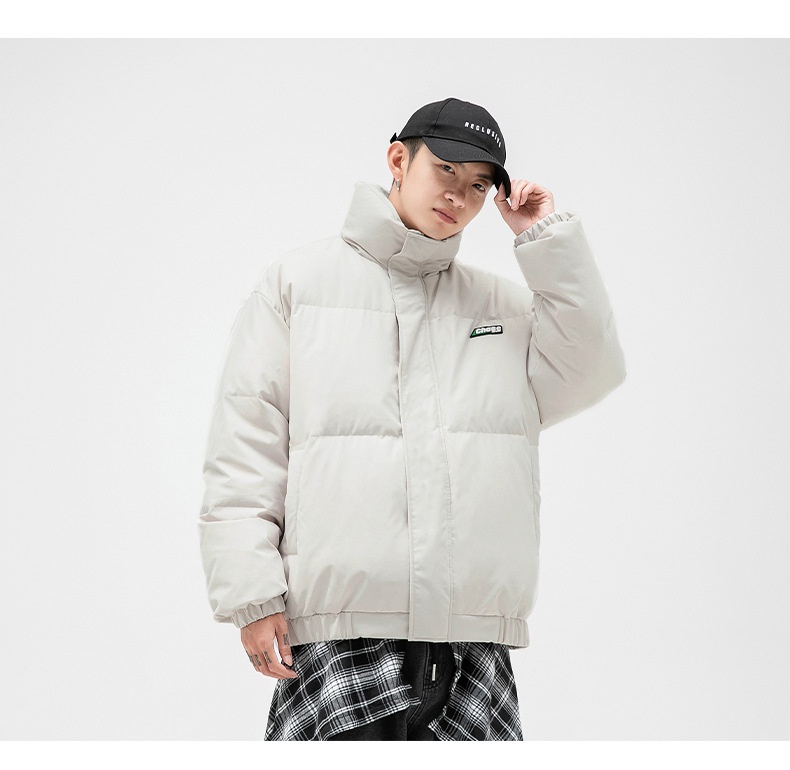 Doudoune homme style japonais Hanlu, collection hiver 2024, épaisse et imprimée._voghion.com