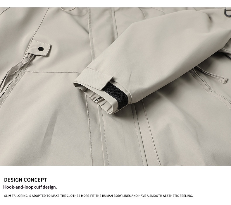 ragazzo Ragazzo 2024 Nuova giacca a vento alla moda per ragazzi da uomo e donna, stile giapponese semplice, versatile, antivento e antipioggia_voghion.com