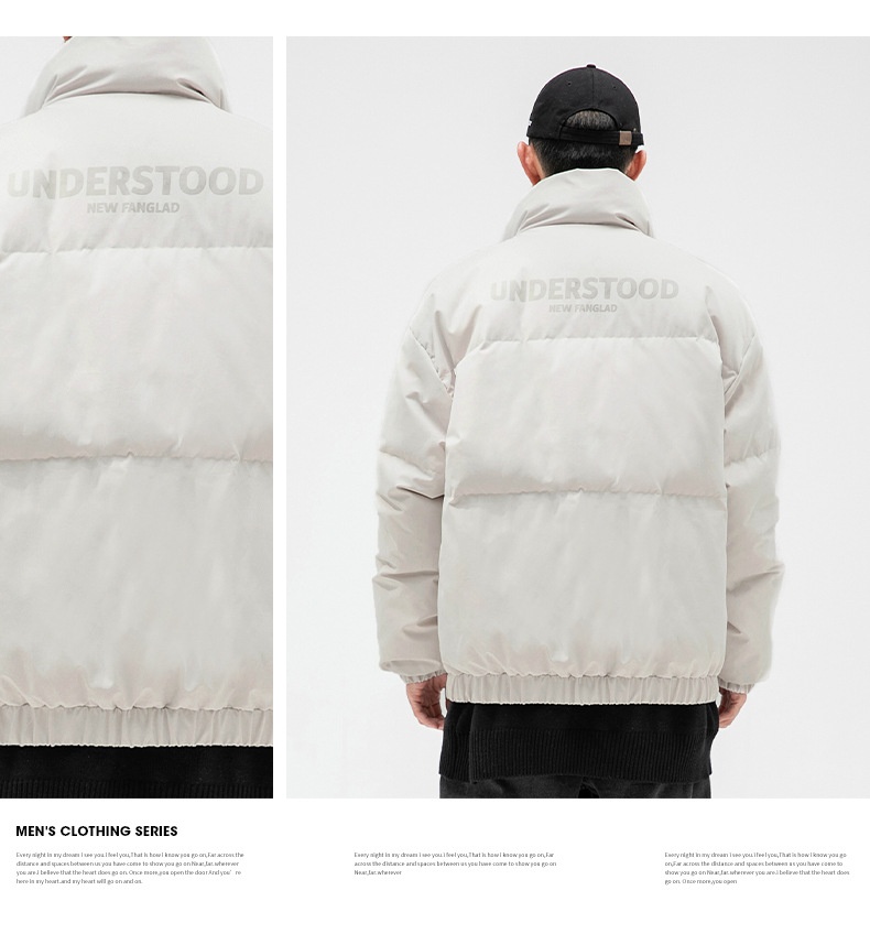 Doudoune homme style japonais Hanlu, collection hiver 2024, épaisse et imprimée._voghion.com