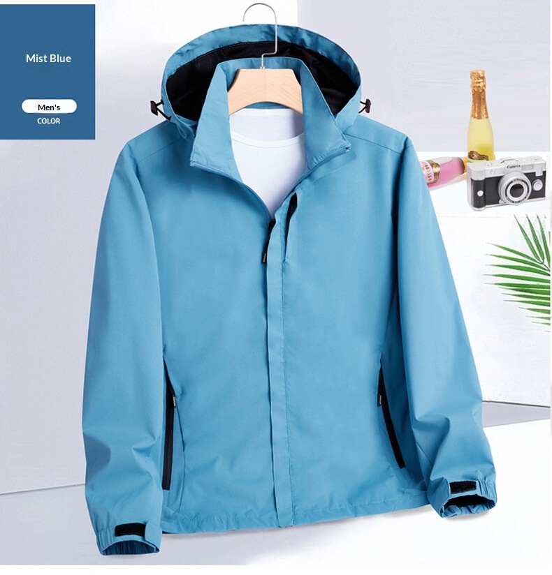 boy Boy Men's Women's Spring And Autumn Thin Single Layer Windproof Waterproof Jacket Outdoor Sports Hiking Windbreaker_voghion.com