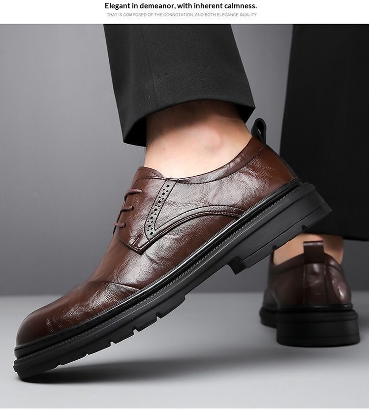 WalkPrime WalkPrime Nuove scarpe da uomo in morbida pelle, versatili, formali, casual, Derby, da sposo, da lavoro, da matrimonio, britanniche_voghion.com