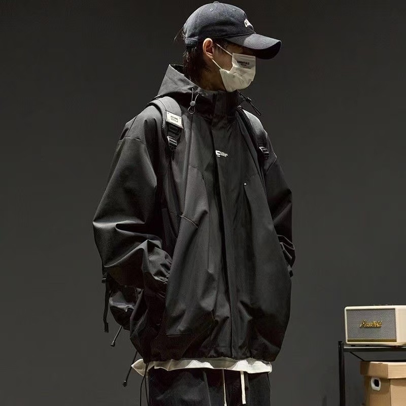 Windjacke für Jungen, Herbst, Outdoor, winddicht, Jugendoberteil, Frühlingsjacke, Herrenbekleidung_voghion.com