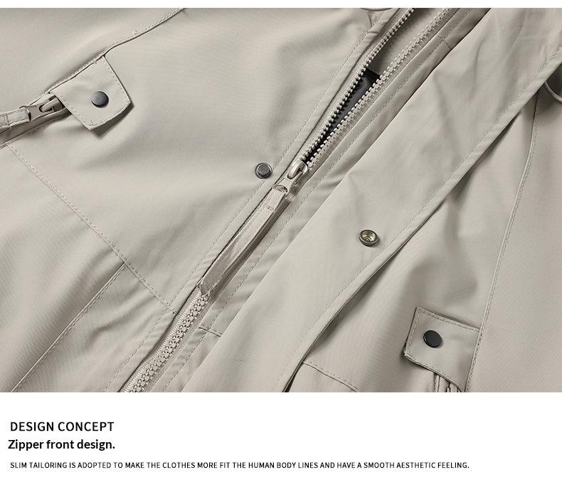 ragazzo Ragazzo 2024 Nuova giacca a vento alla moda per ragazzi da uomo e donna, stile giapponese semplice, versatile, antivento e antipioggia_voghion.com