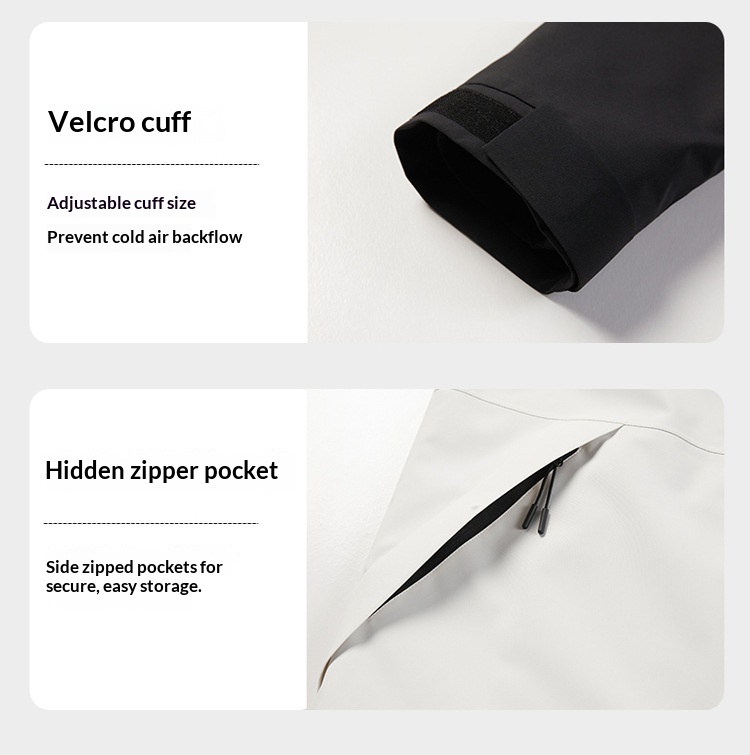 Boy GB32614 Nieuwe nationale standaard dames 3-in-1 winterjas heren Polar Fleece winddicht waterdicht wandeljas_voghion.com