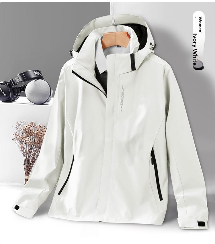 Giacca a vento sottile monostrato da uomo, antivento e traspirante, stile da coppia, cappotto casual, primavera autunno, nuova da esterno_voghion.com