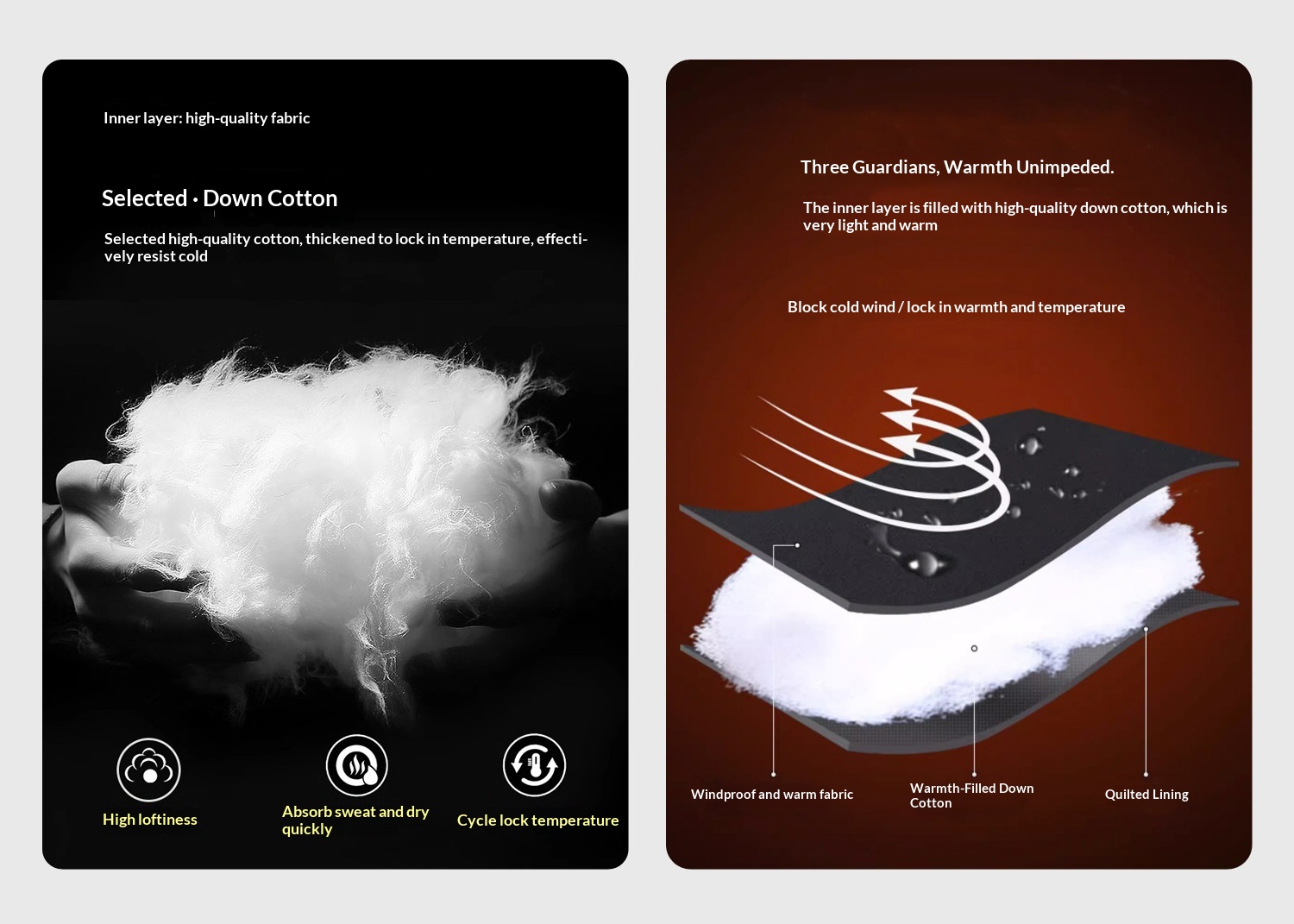 Giacca da ragazzo in piumino, calda e spessa, in cotone al grafene, per uomo, abbigliamento invernale antifreddo_voghion.com