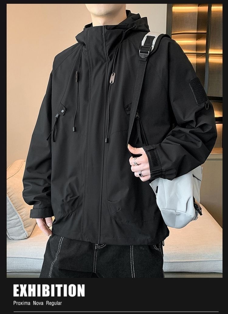 ragazzo Ragazzo Autunno Inverno Nuovo Stile Sportivo Giacca a vento Unisex Outdoor Viaggio Escursionismo Coppia Cappotto_voghion.com