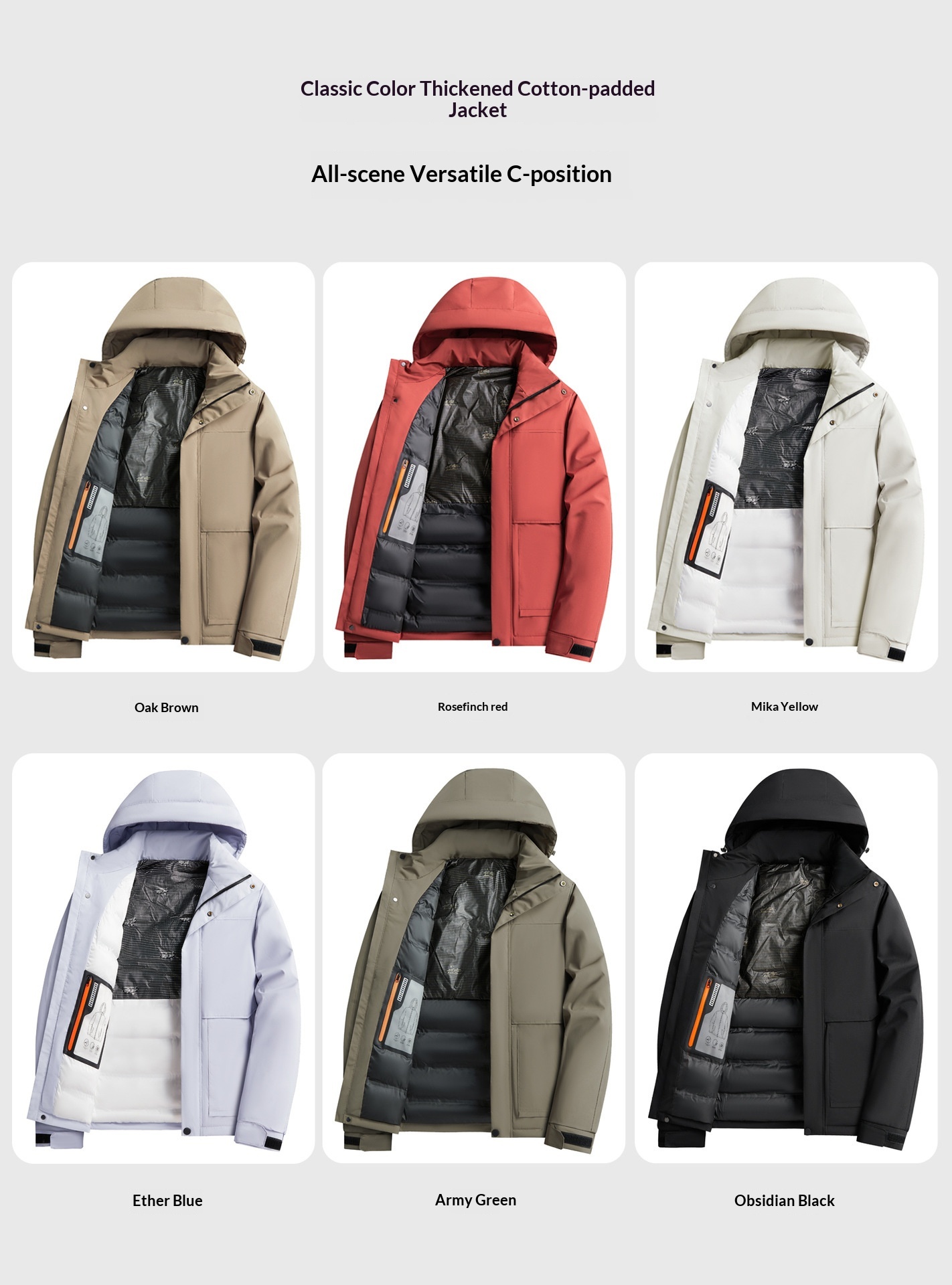 Giacca da ragazzo in piumino, calda e spessa, in cotone al grafene, per uomo, abbigliamento invernale antifreddo_voghion.com