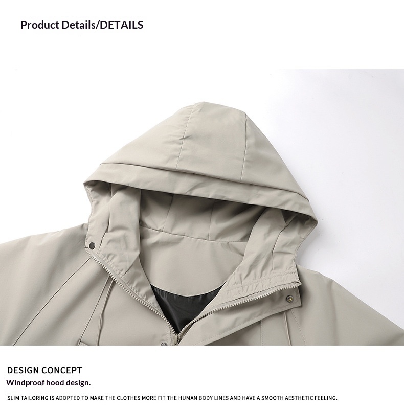 ragazzo Ragazzo 2024 Nuova giacca a vento alla moda per ragazzi da uomo e donna, stile giapponese semplice, versatile, antivento e antipioggia_voghion.com