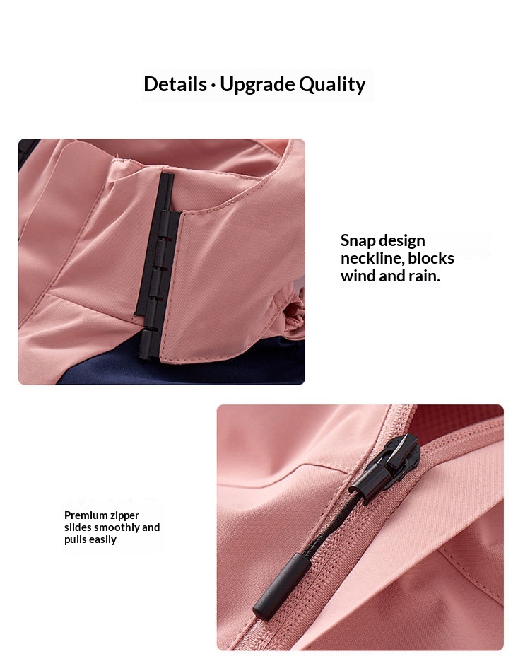 Giacca da trekking traspirante monostrato sottile per ragazzo, da esterno, antivento, impermeabile, transfrontaliera, primaverile e autunnale_voghion.com