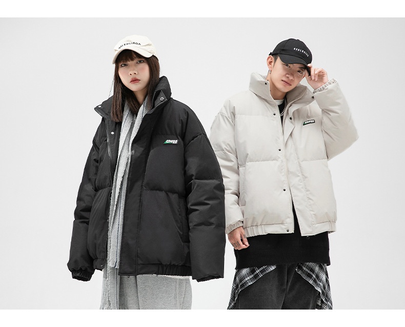 Doudoune homme style japonais Hanlu, collection hiver 2024, épaisse et imprimée._voghion.com