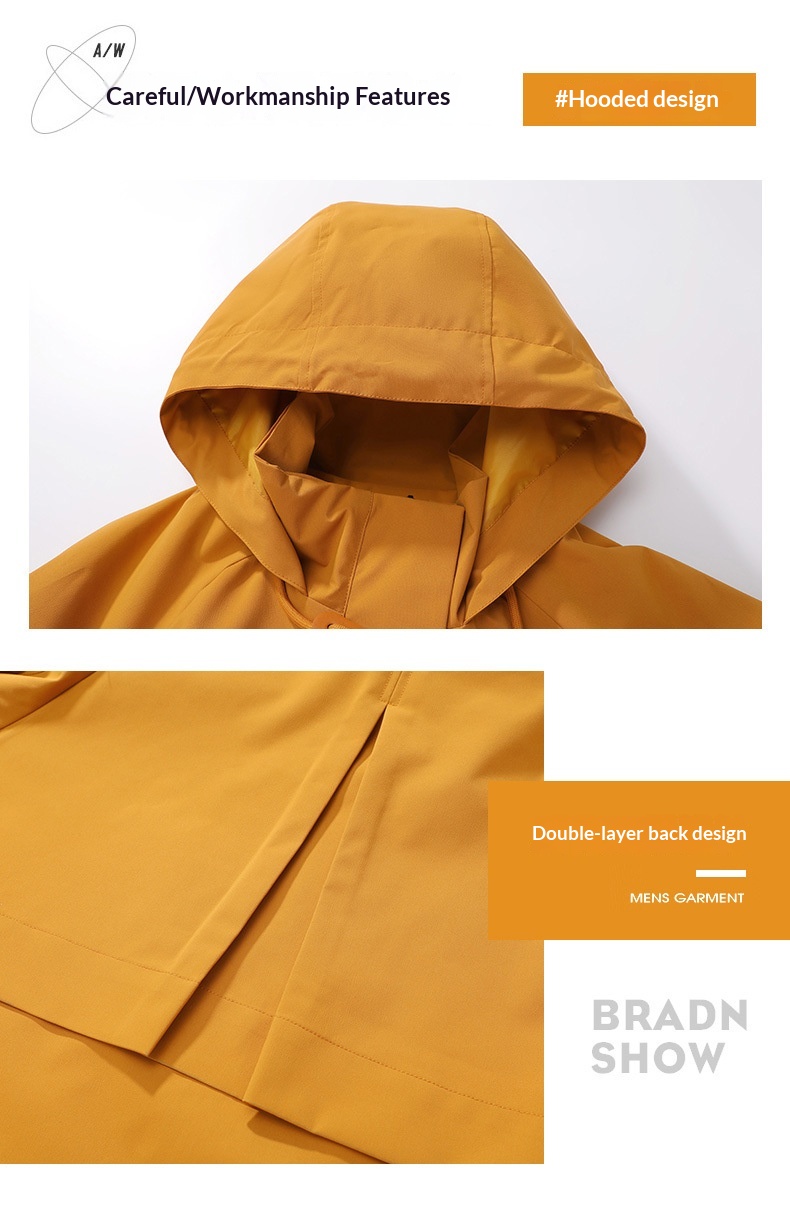 boy Boy Rose Story Huang Yimei Same Style Women Spring Autumn Skiing Three-in-One Jacket Men Windproof Waterproof_voghion.com