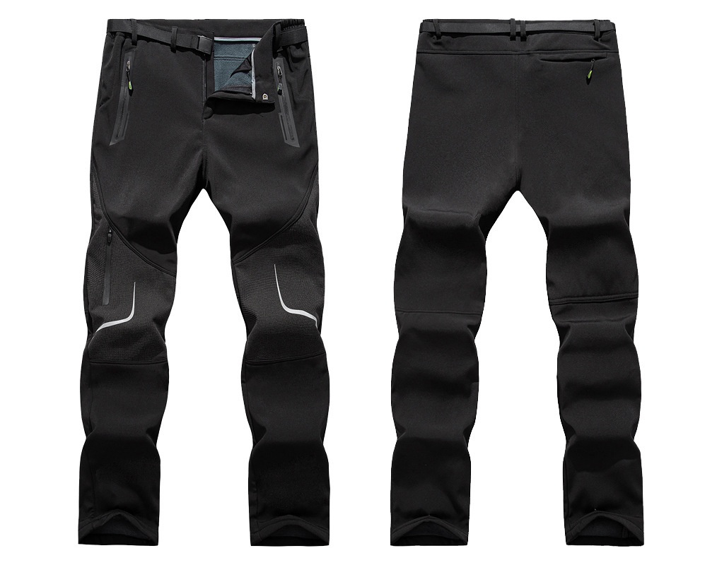 Boy Boy Pants für Damen und Herren, fleecegefütterte, dicke, winddichte Softshellhose für den Winter, C181 Outdoor-Wanderhose, strapazierfähig_voghion.com
