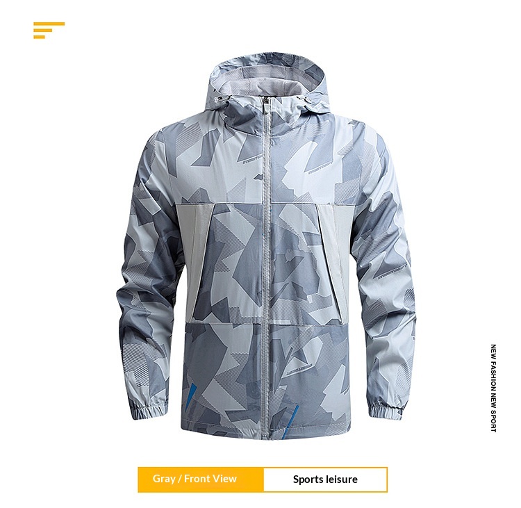boy Boy Cross-Border Men's Spring And Autumn Hiking Thin Casual Quick-Dry Windproof Outdoor Sports Hooded Jacket_voghion.com