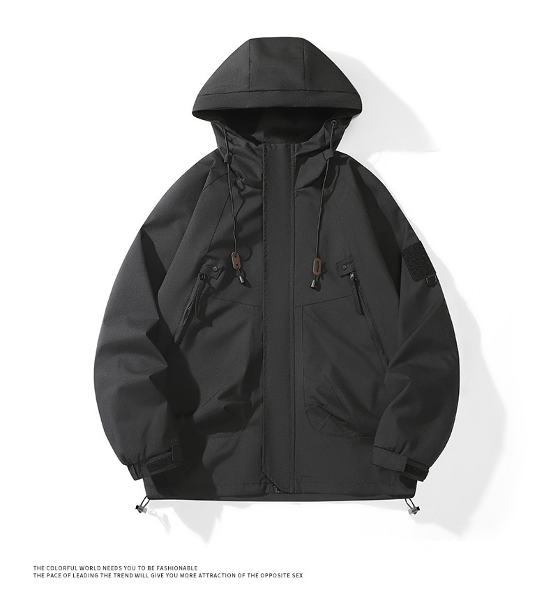 ragazzo Ragazzo 2024 Nuova giacca a vento alla moda per ragazzi da uomo e donna, stile giapponese semplice, versatile, antivento e antipioggia_voghion.com