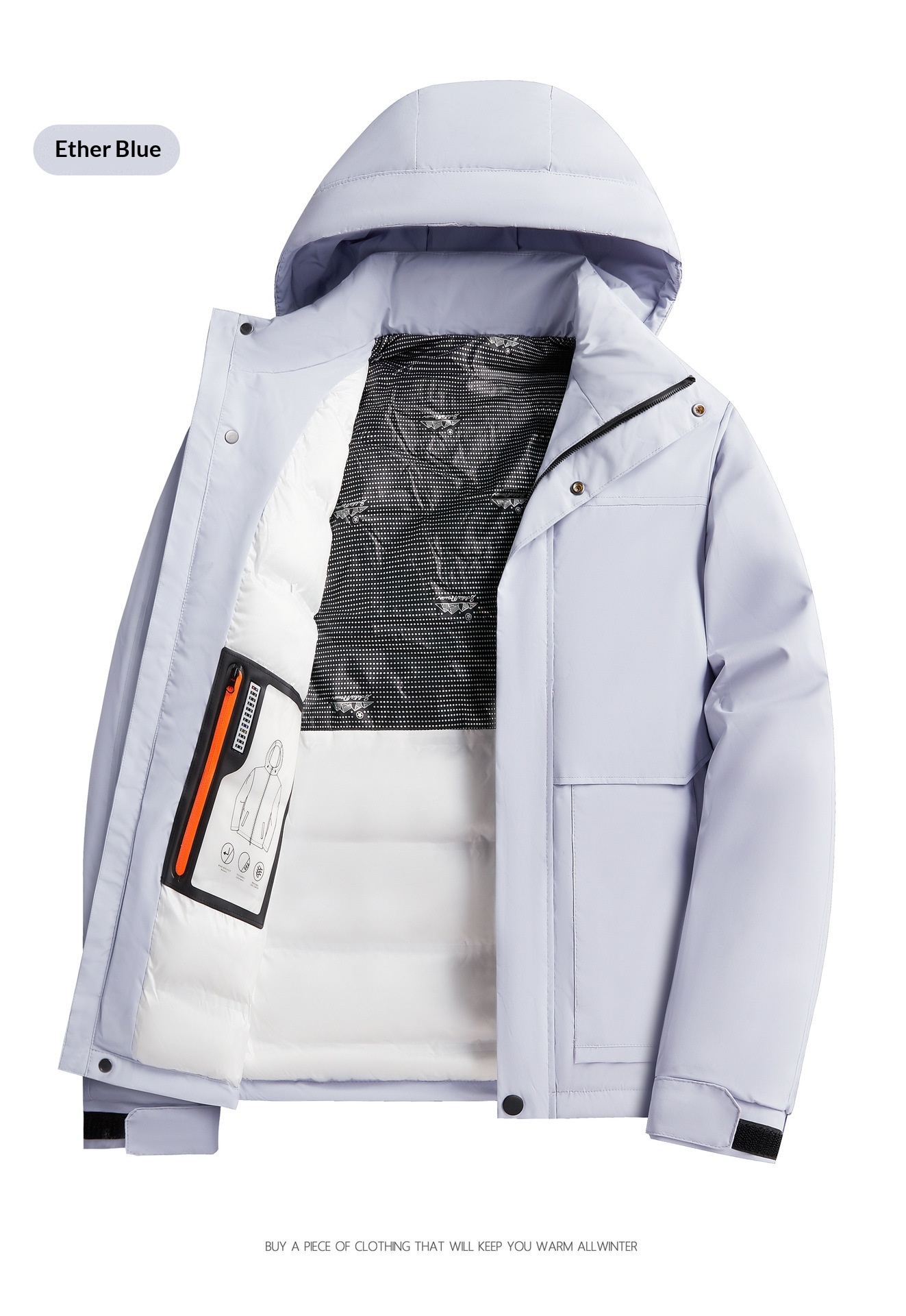 Giacca da ragazzo in piumino, calda e spessa, in cotone al grafene, per uomo, abbigliamento invernale antifreddo_voghion.com