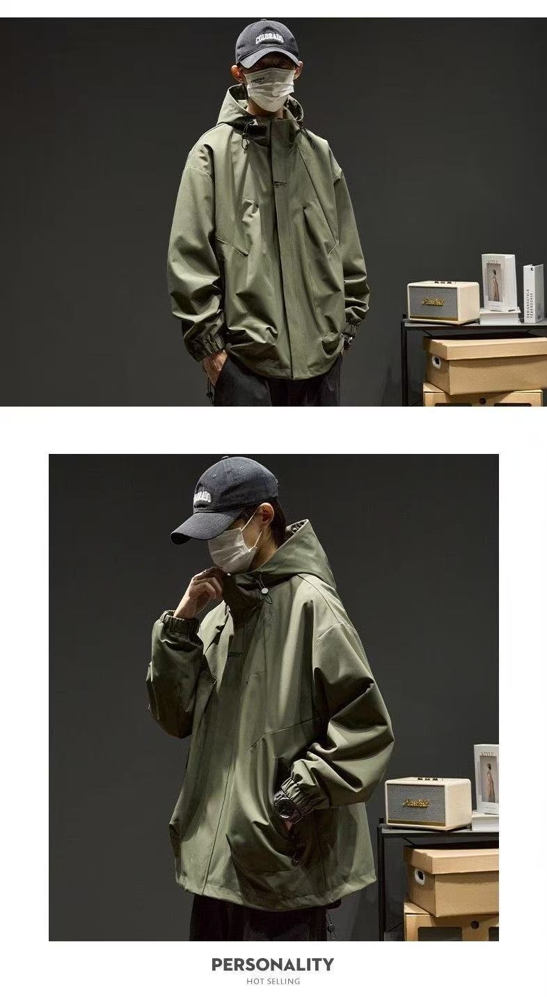 Windjacke für Jungen, Herbst, Outdoor, winddicht, Jugendoberteil, Frühlingsjacke, Herrenbekleidung_voghion.com