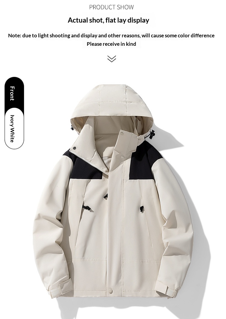 Outdoor-Windjacke für Männer und Frauen, Paare im Frühlings- und Herbststil, wind- und wasserdicht, trendige Jacke für junge Leute_voghion.com