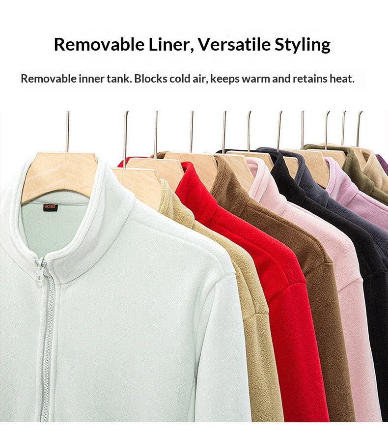 Boy Boy Outdoor 3'ü 1 arada Çıkarılabilir Erkek Rüzgar Geçirmez Polar Astar Su Geçirmez Soğuğa Dayanıklı Yürüyüş Ceketi Kadın Mont_voghion.com