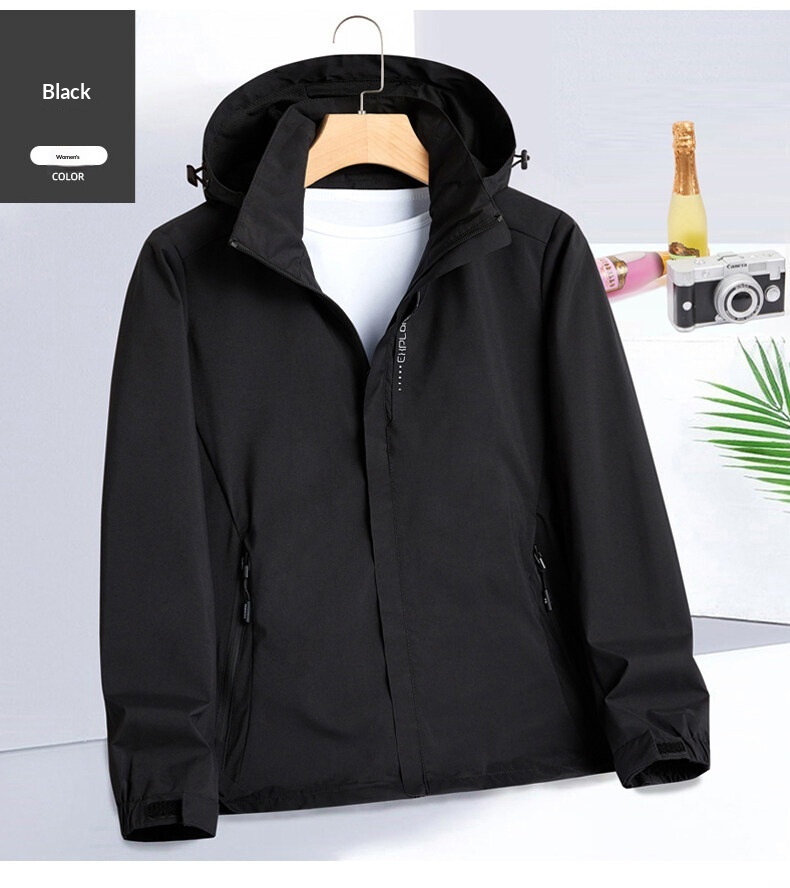 boy Boy Men's Women's Spring And Autumn Thin Single Layer Windproof Waterproof Jacket Outdoor Sports Hiking Windbreaker_voghion.com