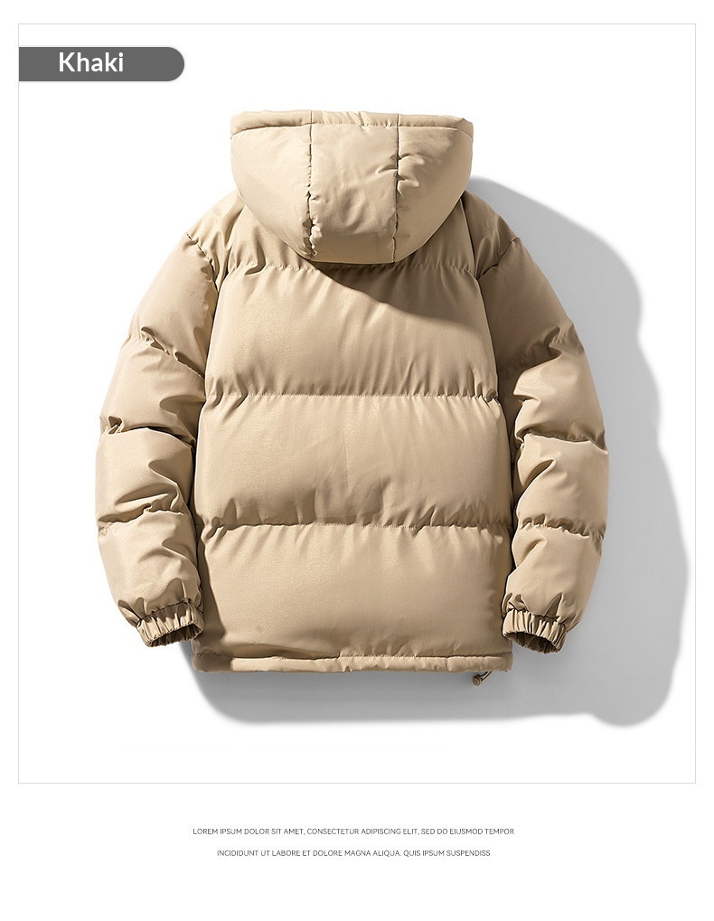 Manteau d'hiver épais en duvet pour garçon, collection 2023, vêtements d'extérieur pour jeunes, veste matelassée en coton, tendance mode homme._voghion.com