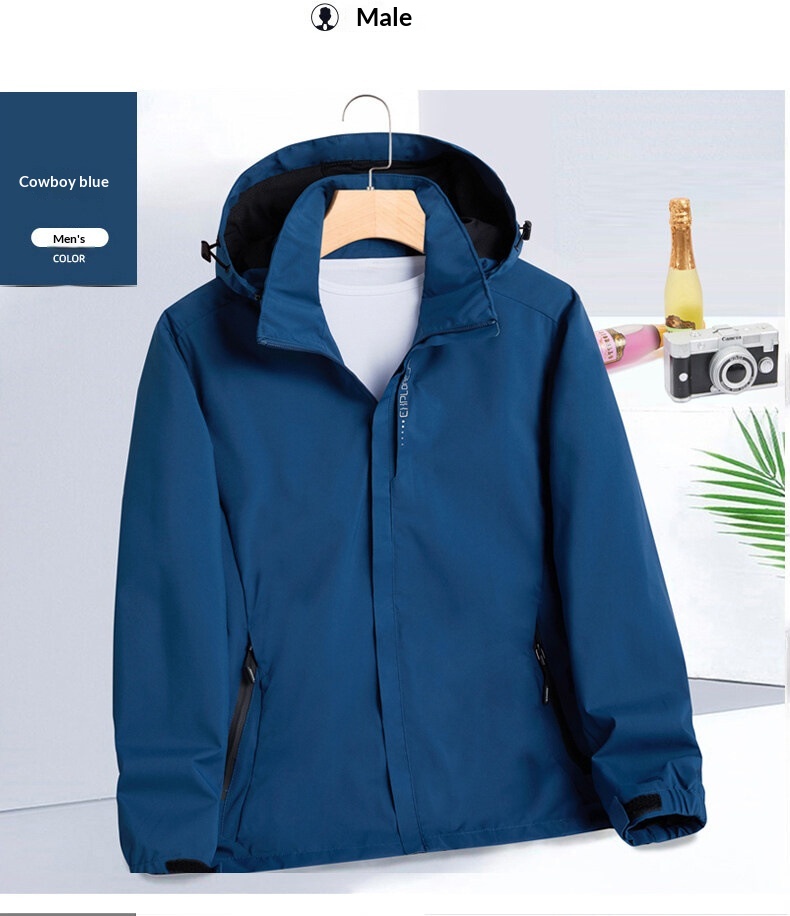 boy Boy Men's Women's Spring And Autumn Thin Single Layer Windproof Waterproof Jacket Outdoor Sports Hiking Windbreaker_voghion.com