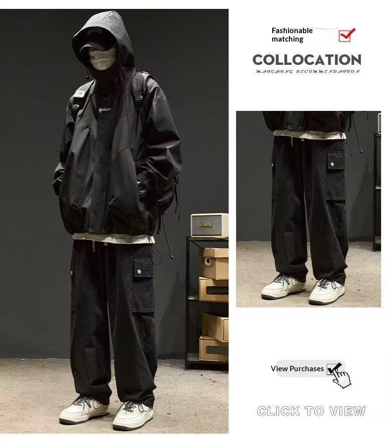 Windjacke für Jungen, Herbst, Outdoor, winddicht, Jugendoberteil, Frühlingsjacke, Herrenbekleidung_voghion.com