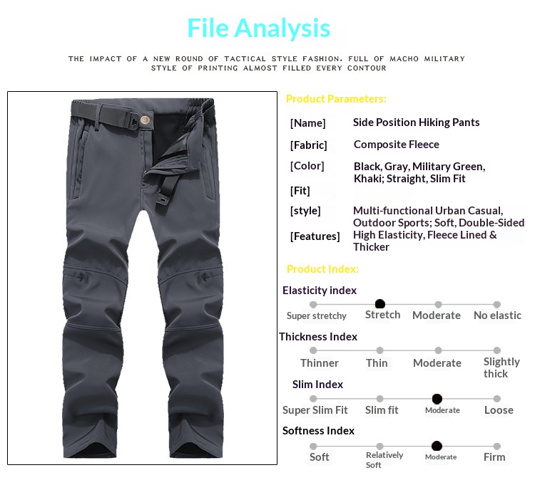 boy Boy Shark Skin Sof Shell Jacke Se For Men Winer Fleece-Lined Warm Mounaineering Waerproof Windproof Skiing Cycling_voghion.com