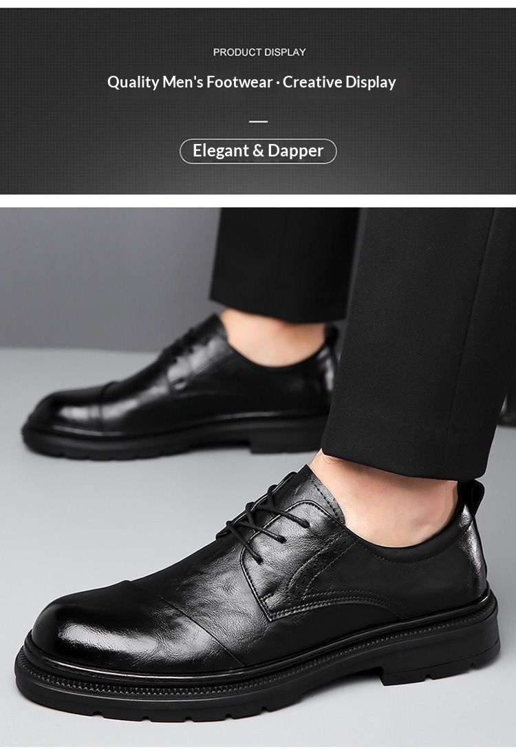 WalkPrime WalkPrime Nuove scarpe da uomo in morbida pelle, versatili, formali, casual, Derby, da sposo, da lavoro, da matrimonio, britanniche_voghion.com