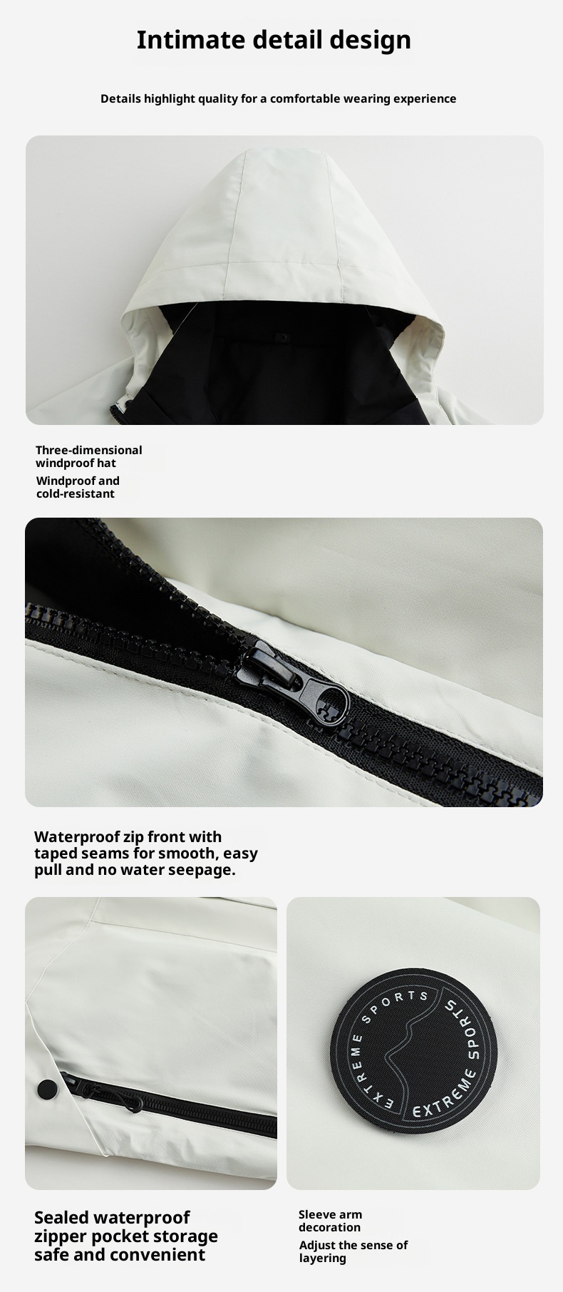 boy Boy Dragon Fruit Color Women's Three-in-One Windproof Waterproof Fleece Two-Piece Set Men's Cycling Travel Hiking Jacket_voghion.com