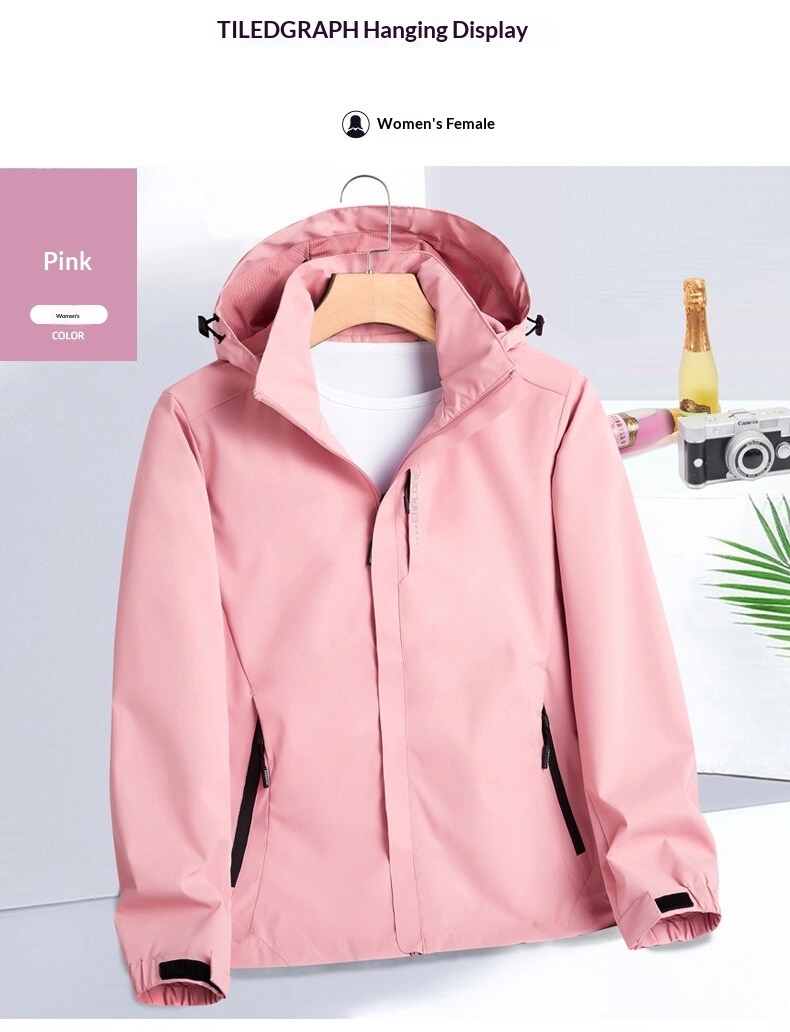boy Boy Men's Women's Spring And Autumn Thin Single Layer Windproof Waterproof Jacket Outdoor Sports Hiking Windbreaker_voghion.com