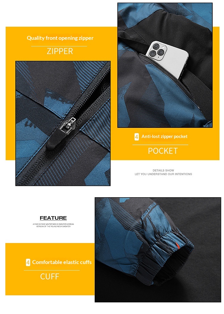 boy Boy Cross-Border Men's Spring And Autumn Hiking Thin Casual Quick-Dry Windproof Outdoor Sports Hooded Jacket_voghion.com