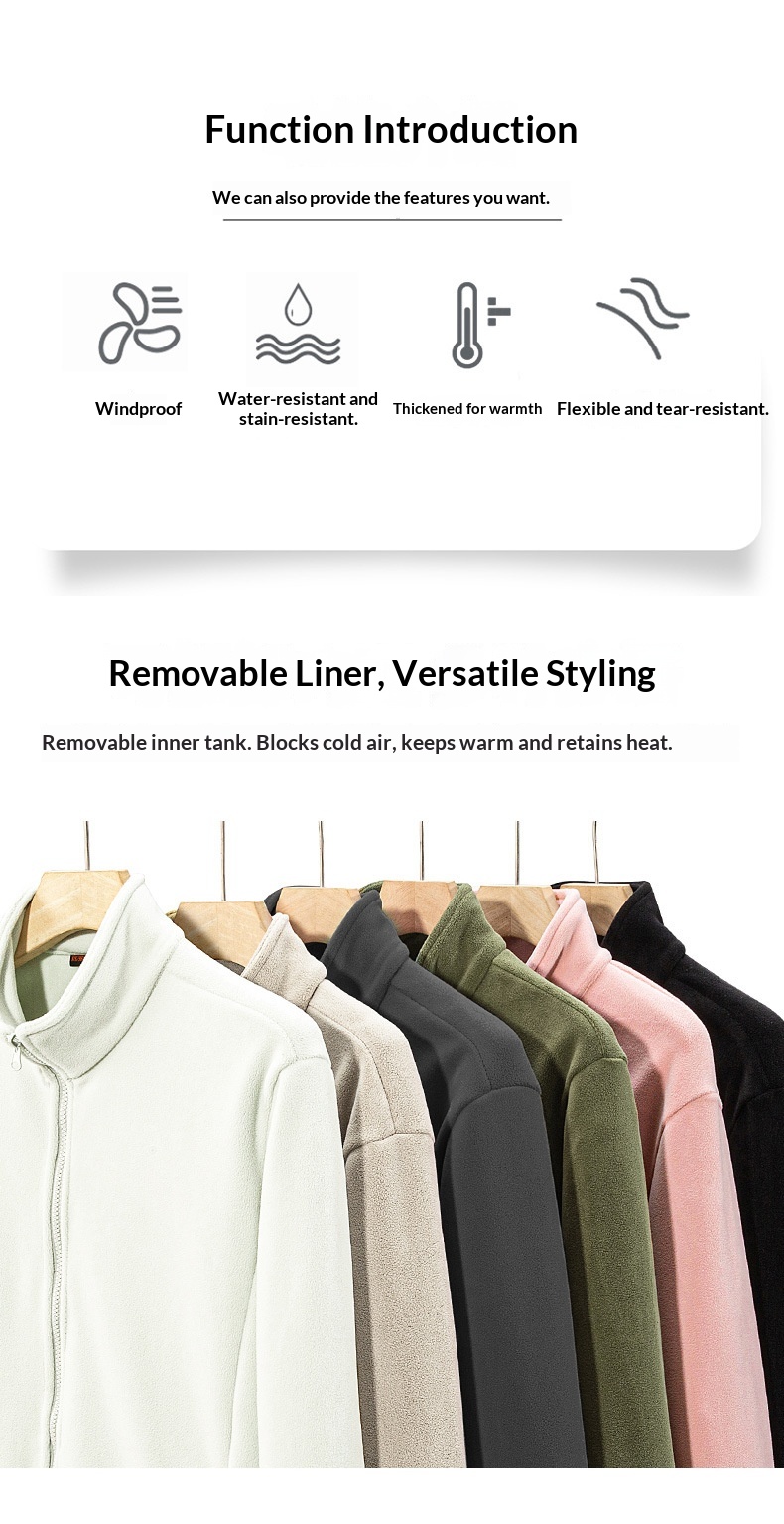Boy Outdoor 3-in-1 Jacke für Damen und Herren, Paar-Wanderanzug, winddicht, wasserdicht, atmungsaktiv, wasserabweisend_voghion.com