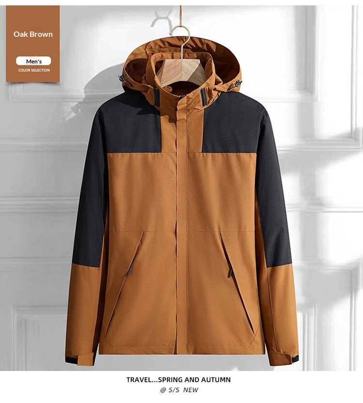 Giacca da trekking traspirante monostrato sottile per ragazzo, da esterno, antivento, impermeabile, transfrontaliera, primaverile e autunnale_voghion.com