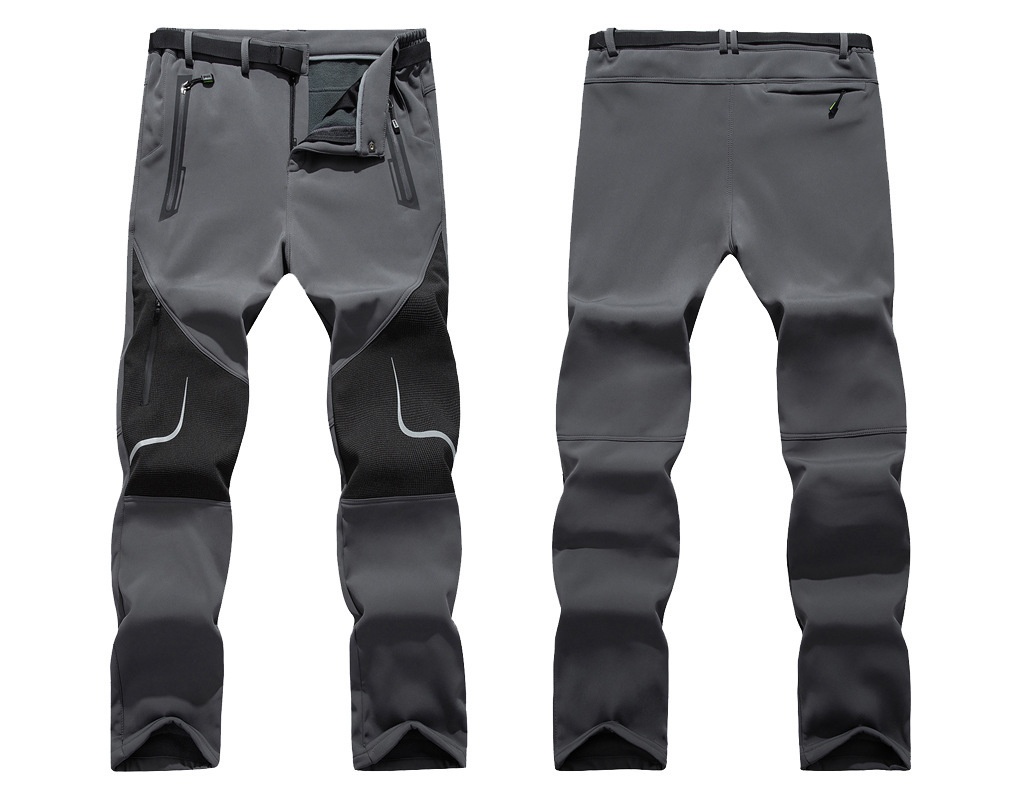 Boy Boy Pants für Damen und Herren, fleecegefütterte, dicke, winddichte Softshellhose für den Winter, C181 Outdoor-Wanderhose, strapazierfähig_voghion.com