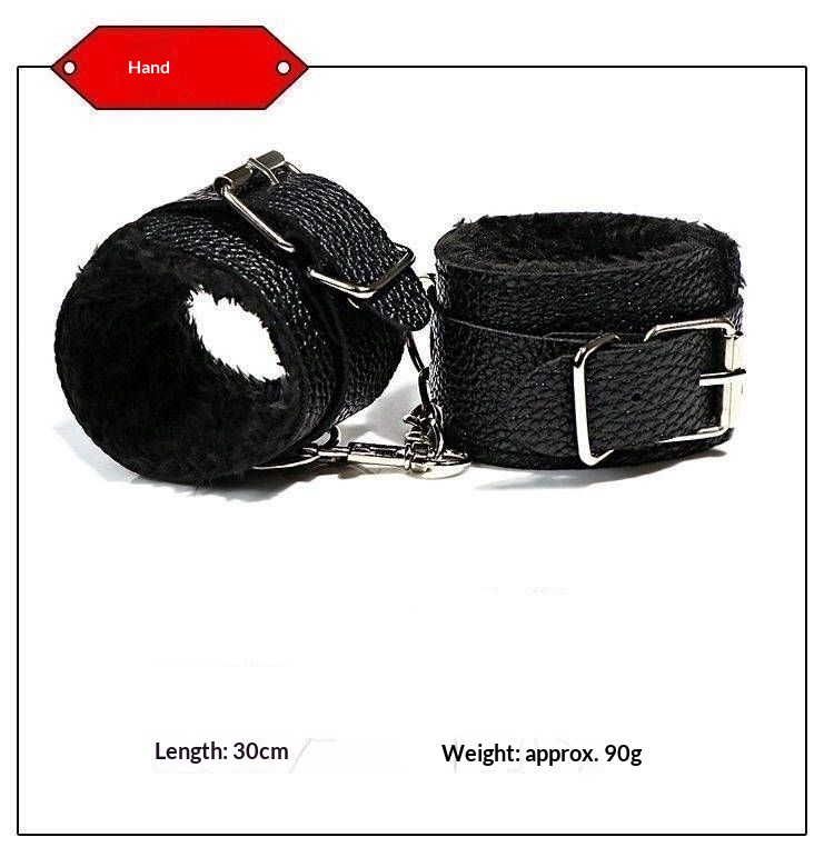 luckyqqyp SM Peluche Sexy Toys Set di Addestramento Bondage Dieci Pezzi Frusta Manette Manette per Piedi Plug Anale Punizione Provocante_voghion.com