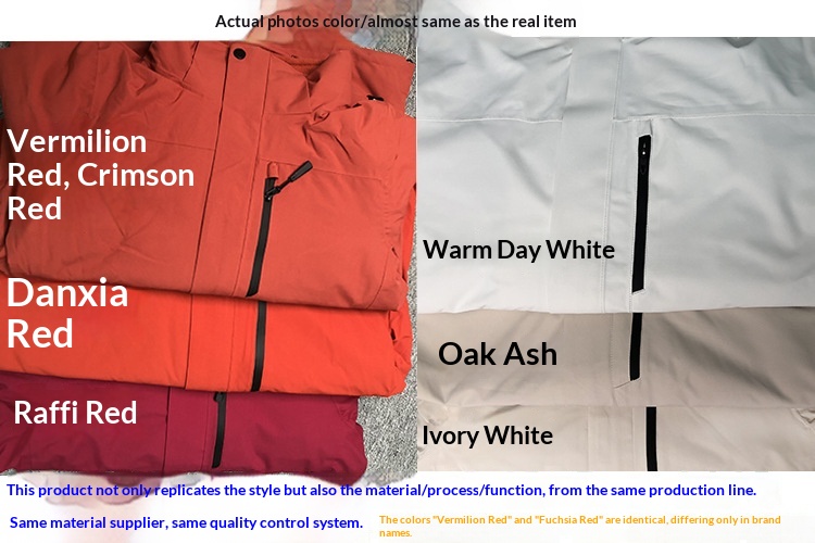 Boy Mouxihe Drei-in-Eins-Jacke im gleichen Stil für Damen und Herren, Outdoor-Camping, winddicht, wasserdicht, Arbeitskleidung, individuell anpassbar_voghion.com