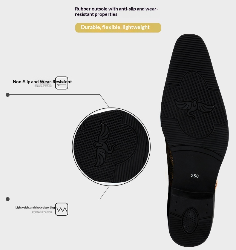 WalkPrime WalkPrime Cross-Border Gold Glossy Business Brogue Scarpe Derby con lacci, punta affilata, stile europeo e americano, taglia grande_voghion.com