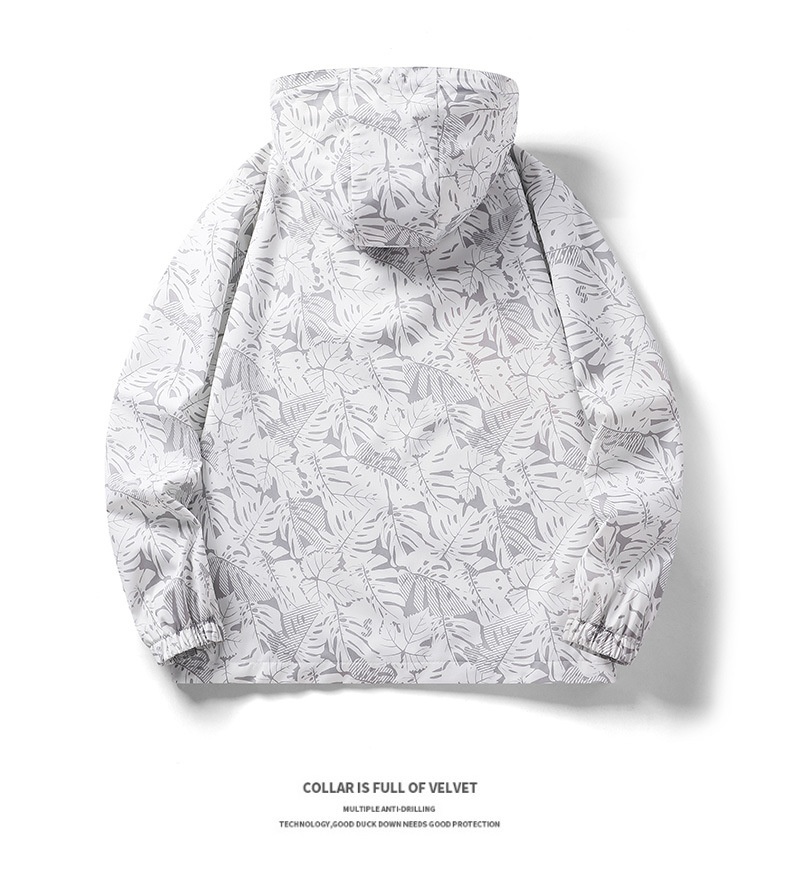 Giacca antivento da uomo per esterni, unisex, alla moda, mimetica, di grandi dimensioni, con cerniera, cappuccio, casual, versatile_voghion.com