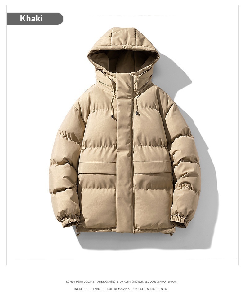 Manteau d'hiver épais en duvet pour garçon, collection 2023, vêtements d'extérieur pour jeunes, veste matelassée en coton, tendance mode homme._voghion.com