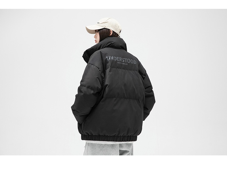 Doudoune homme style japonais Hanlu, collection hiver 2024, épaisse et imprimée._voghion.com