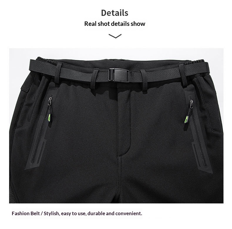 Boy Boy Pants für Damen und Herren, fleecegefütterte, dicke, winddichte Softshellhose für den Winter, C181 Outdoor-Wanderhose, strapazierfähig_voghion.com
