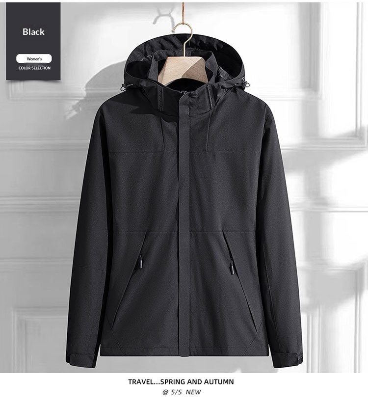 Giacca da trekking traspirante monostrato sottile per ragazzo, da esterno, antivento, impermeabile, transfrontaliera, primaverile e autunnale_voghion.com