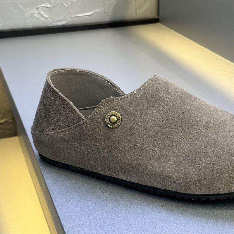 Voyage FGJX Men's European And American Bronze Brown Closed-Toe Two-Way Versatile Loafers Soft Sole Slip-On Lazy_voghion.com