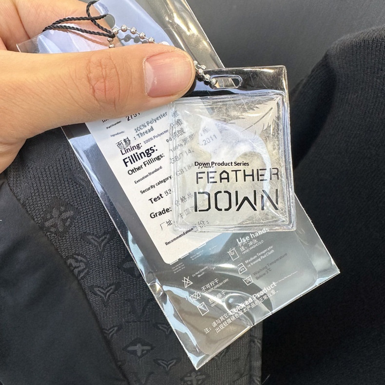 Doudoune d'hiver tendance pour homme, 90 % coton blanc, col rabattu, en duvet gaufré, avec col rabattu._voghion.com