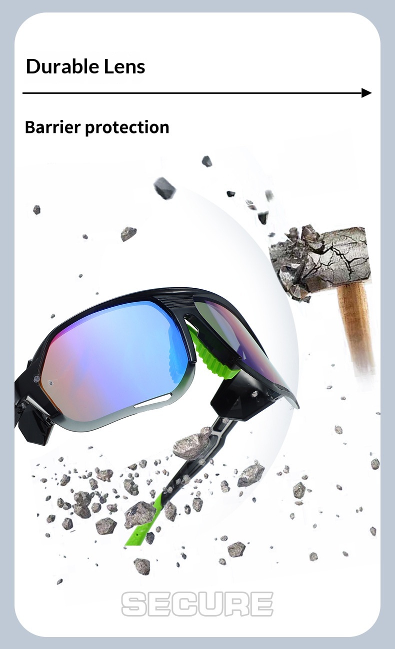 Surge 2025 New Trendy Cycling Mountaineering Integrated Hiking Glasses Road Bike Goggles_desvips.com